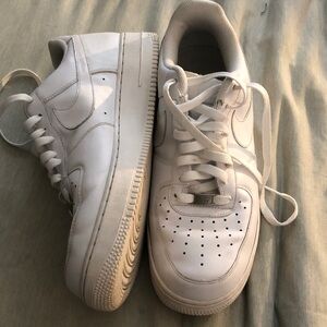 Triple White Air Force Ones size 11
